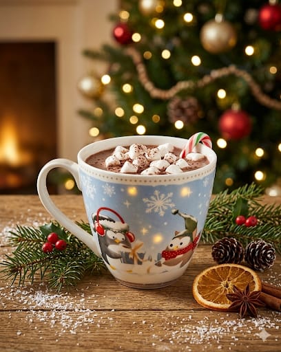 Vánoční keramický hrnek Merry Christmas od Home Deco.